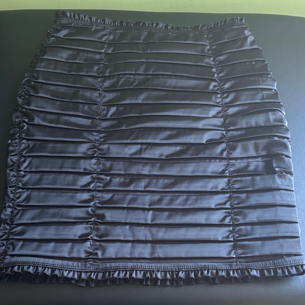 Black Ruffled JM Julie Mitchell Skirt